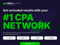 CrakRevenue Website Preview